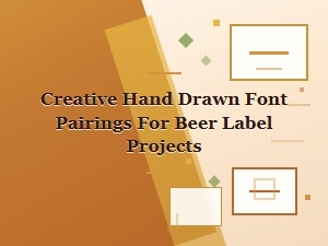Crafting Beer Labels with Hand-Drawn Font Pairings